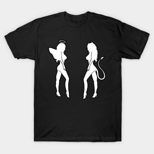 Sexy Girls - Good and Evil T-Shirt